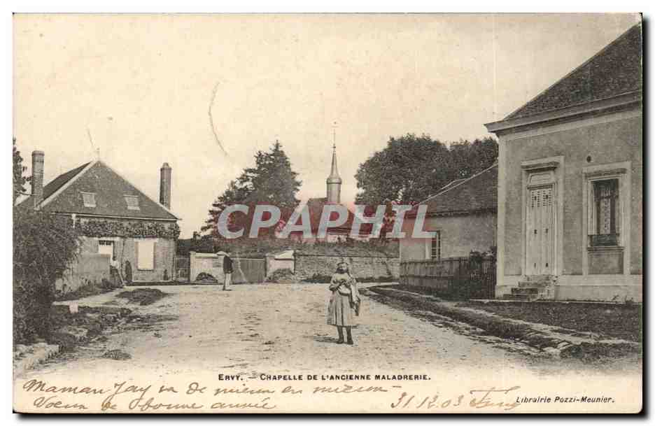 Ervy - Chapelle de l'ancienne Maladrerie - CPA 