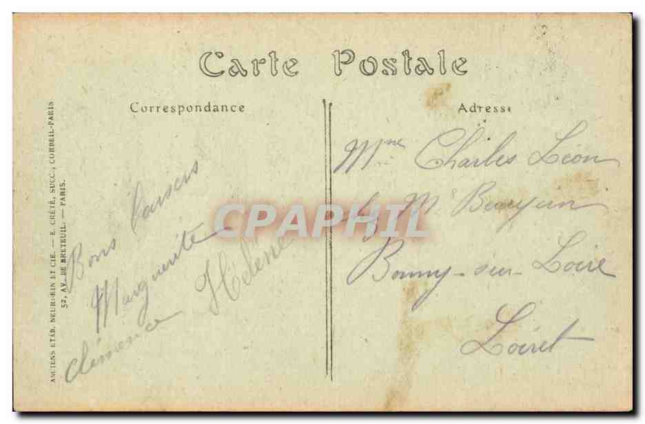 Orleans - Statue de Jeanne d'Arc - CPA  — Verso