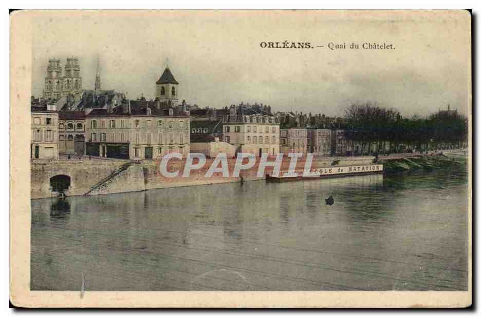 Orleans - Quai de Chatelet - CPA 