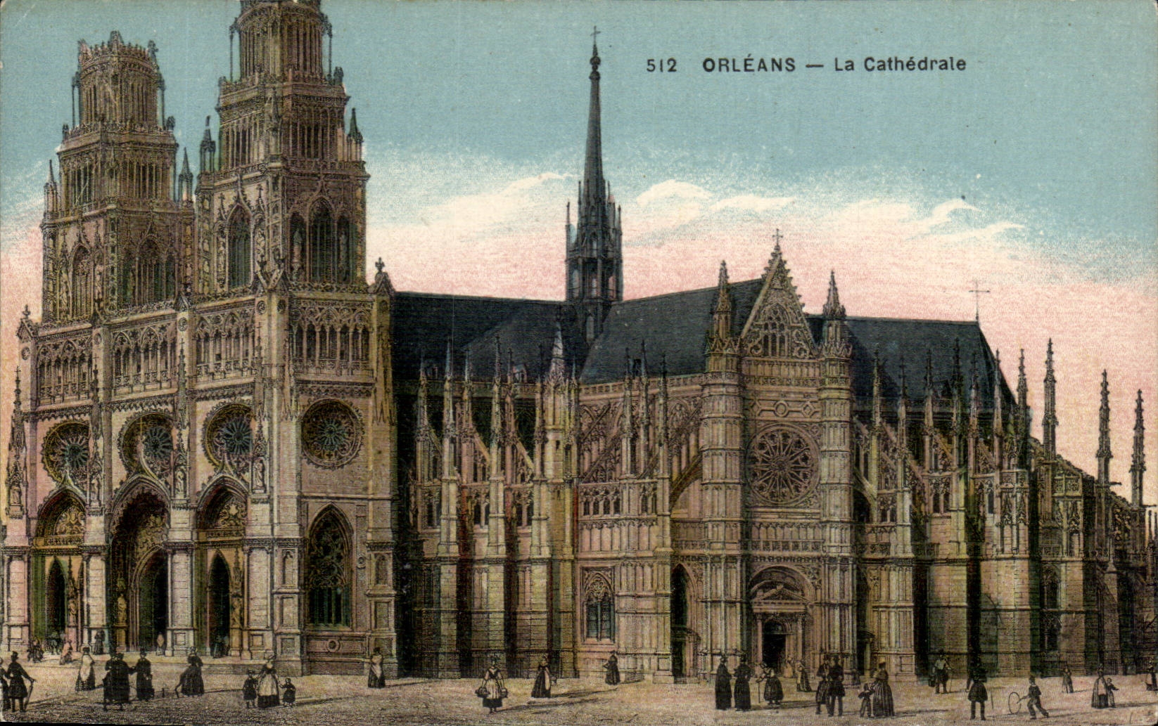 Orleans - La Cathedrale - CPA 