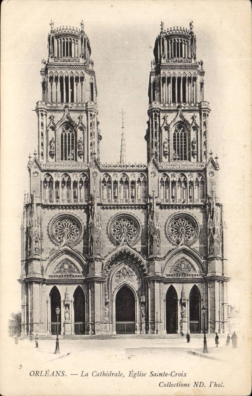 Orleans - La Cathedrale Sainte Croix - CPA 