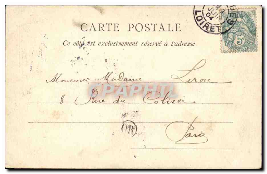 Orleans - Bords du Loiret a Olivet - CPA  — Verso
