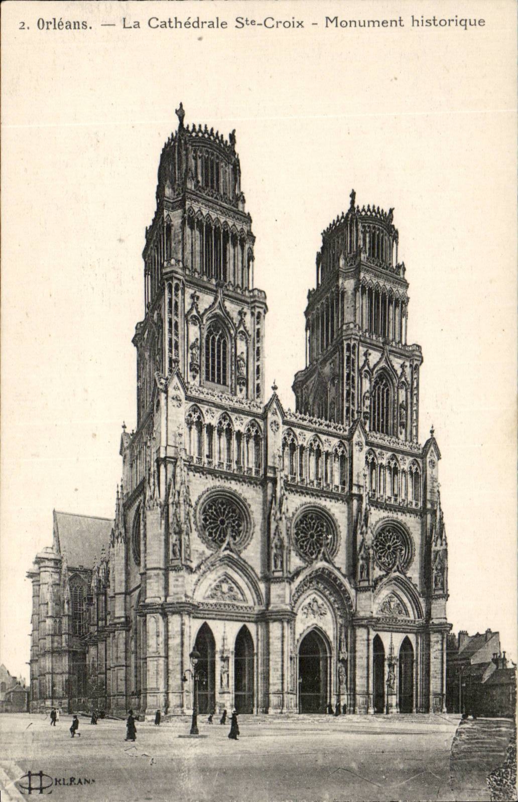 Orleans - La Cathedrale Ste Croix - Monument historique - CPA 