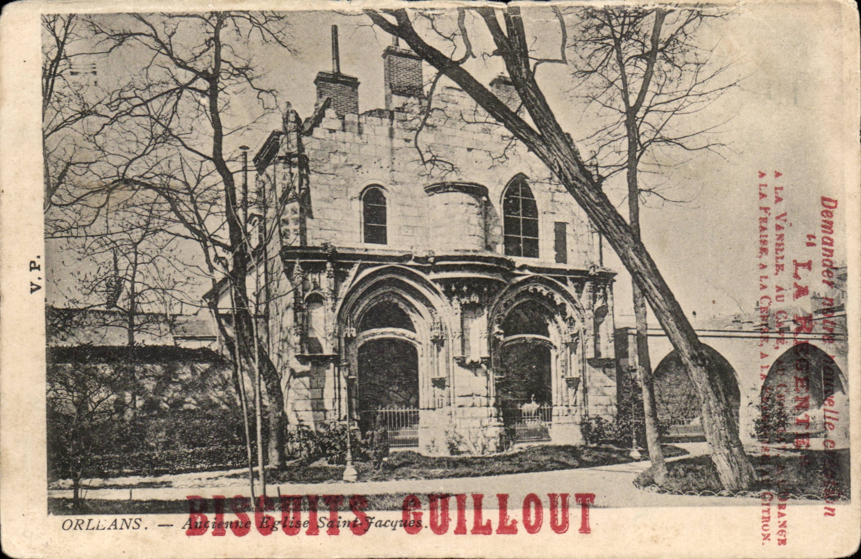 Orleans - Biscuits Guillots - Ancienne Egise Saint Jacques - CPA 