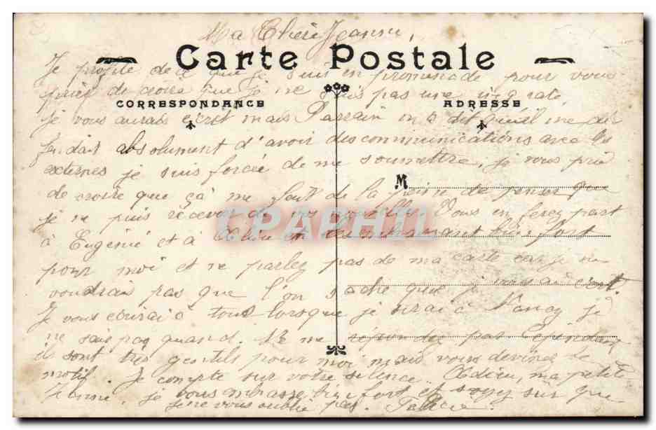 Orleans - Jeanne d'Arc - Fantaisie - Femme - CPA  — Verso