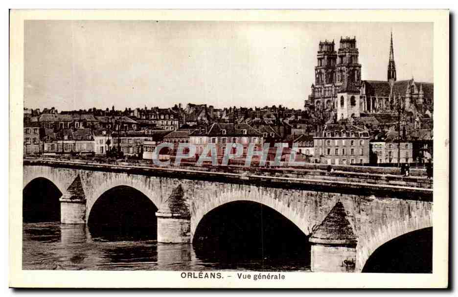Orleans - Vue Generale - CPA 