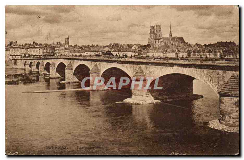 Orleans - Vue Panoramique - CPA 