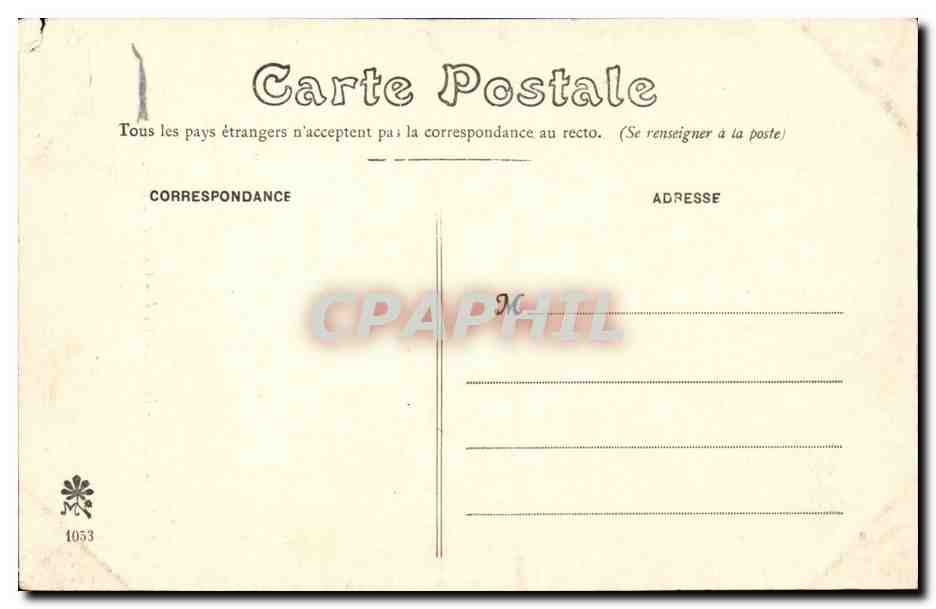 Orleans - Hotel de Ville - Cheminee de Grand salon - CPA  — Verso