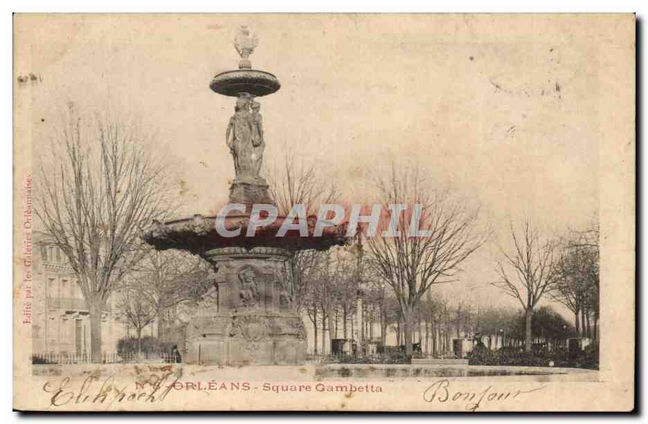 Orleans - Square Gambetta - CPA 