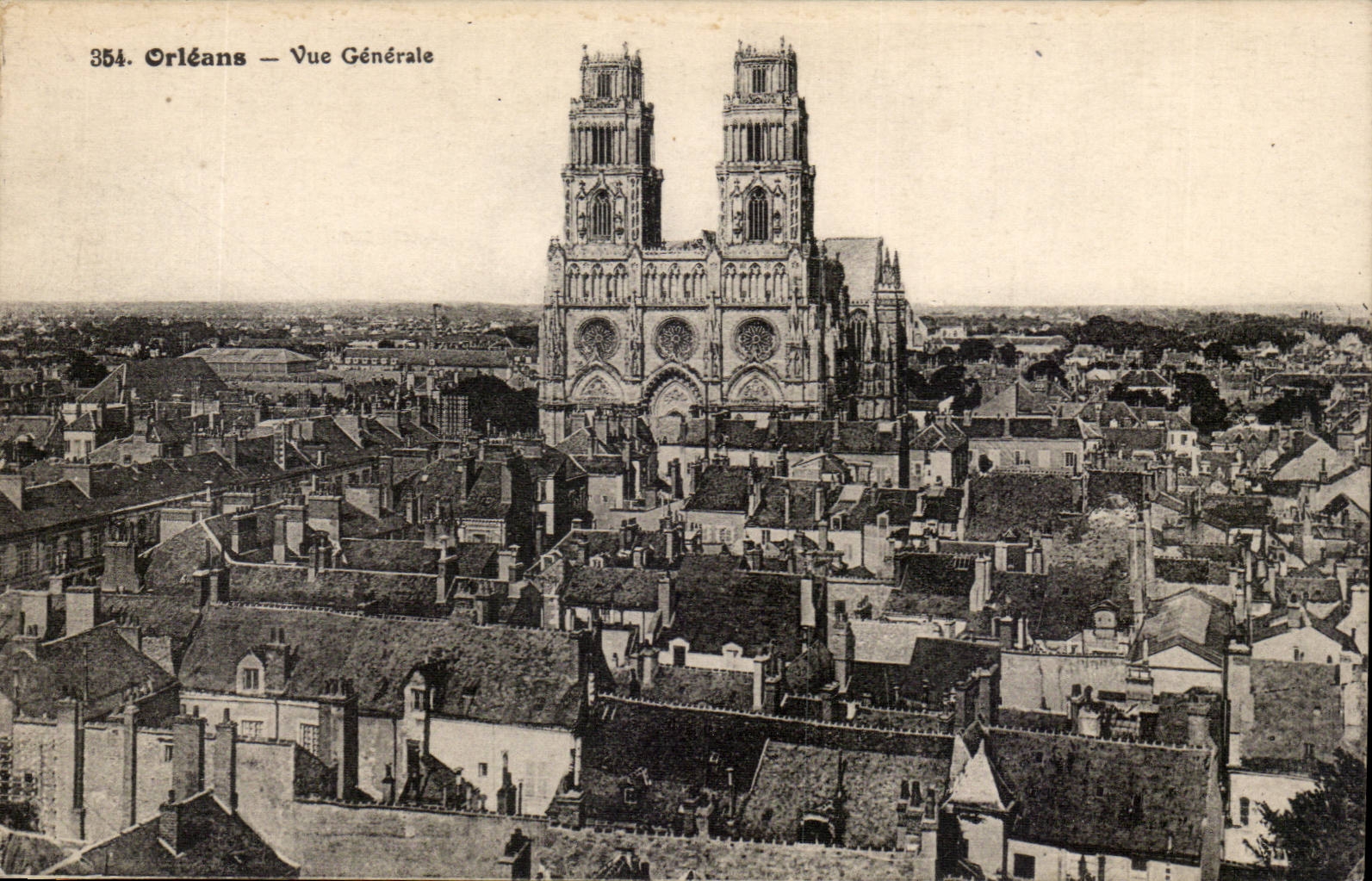 Orléans — Vue Générale — Éditeur non identifié, n° 354