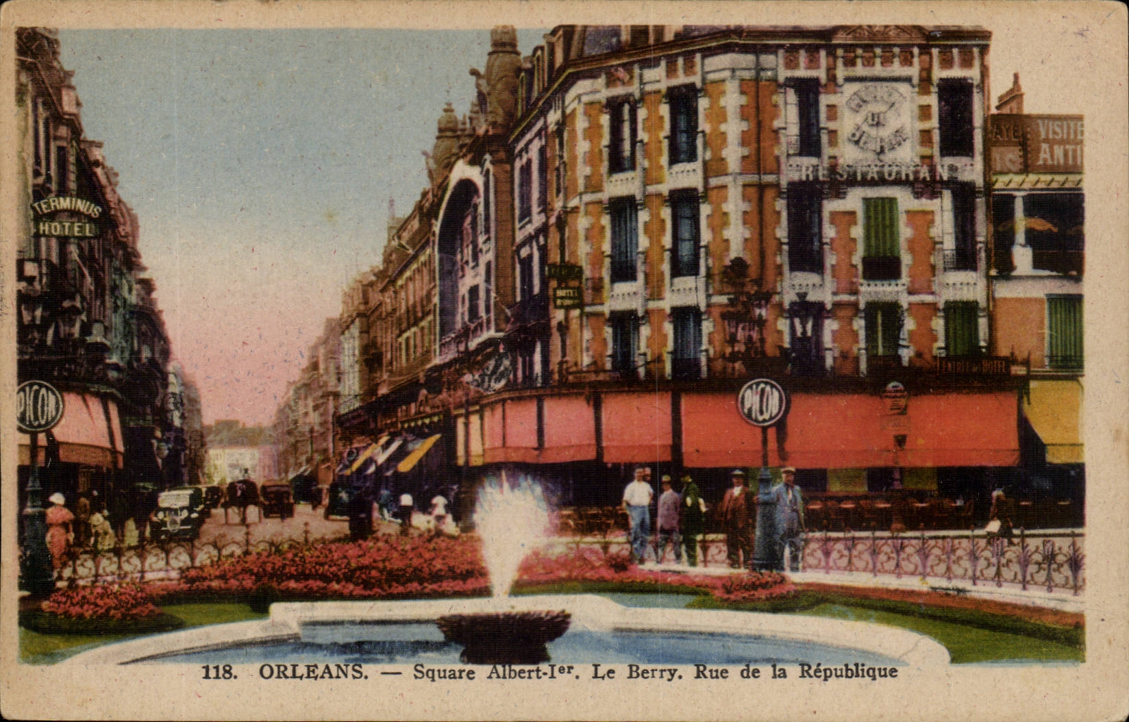 Orleans - Square Albert 1 - Le Berry - Rue de la Republique - CPA 