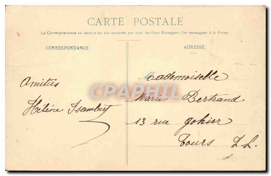 Orleans - Abside de la Cathedrale - CPA  — Verso