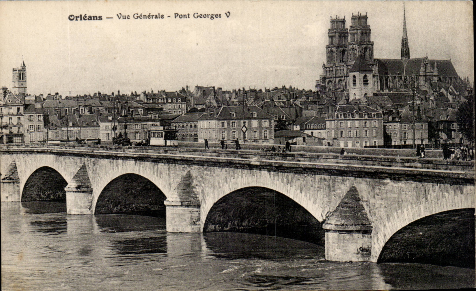 Orleans - Vue Generale Pont George V - bridge - CPA 