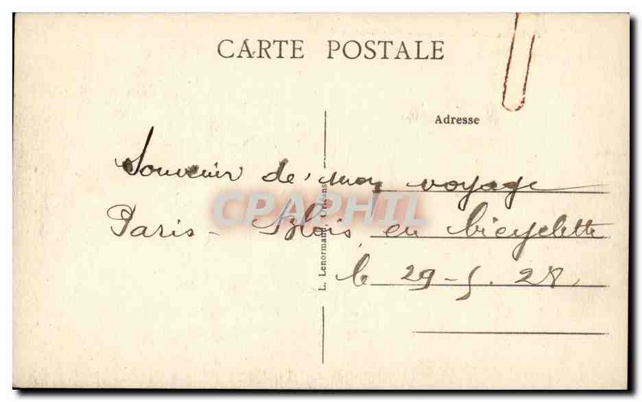 Orleans - Vue Generale Pont George V - bridge - CPA  — Verso