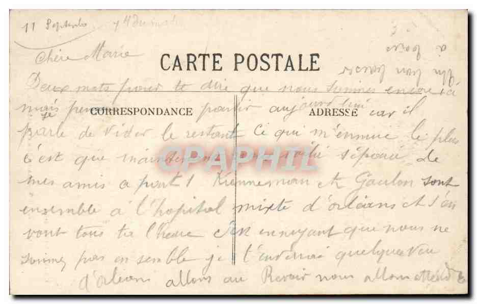 Orleans - Cathedrale - CPA  — Verso