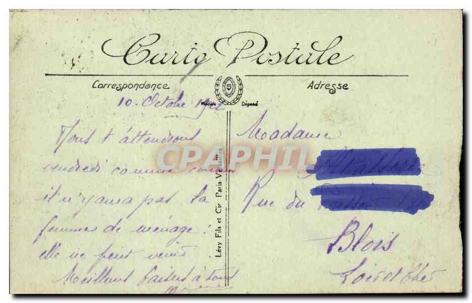 Orleans - Maison de Diane de Poitiers - CPA  — Verso