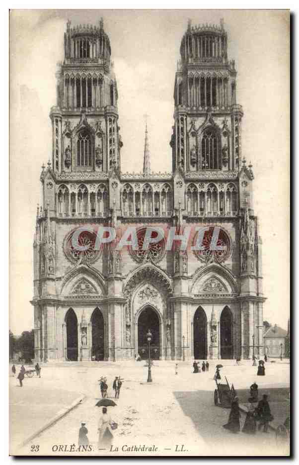 Orleans - La Cathedrale - CPA 