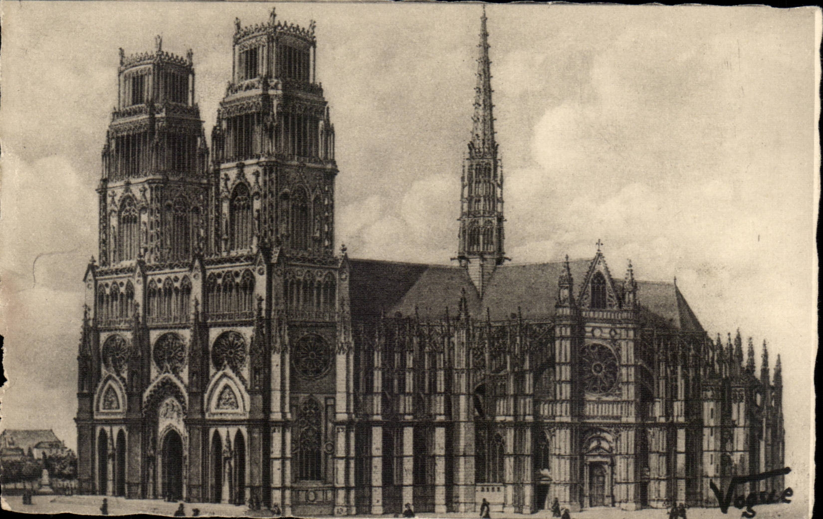 Orleans - La Cathedrale Sainte Croix - CPA 