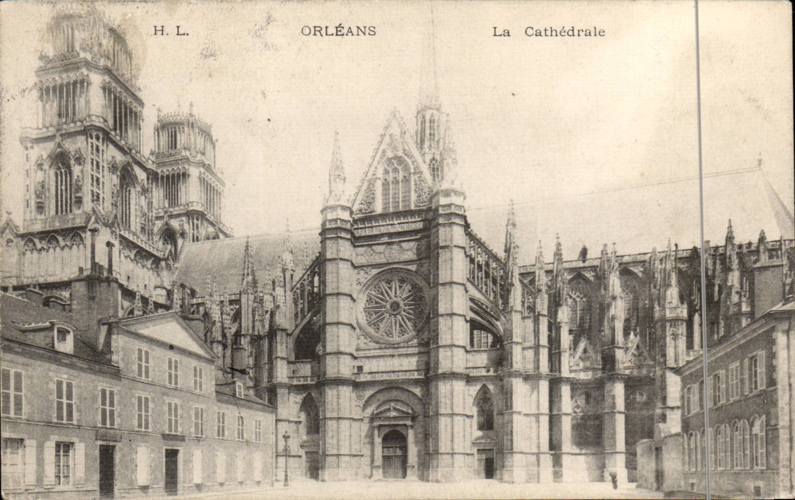 Orleans - La Cathedrale - CPA 