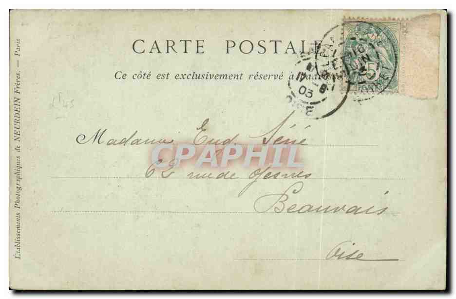 Orleans - Statue Jeanne D'Arc - CPA  — Verso