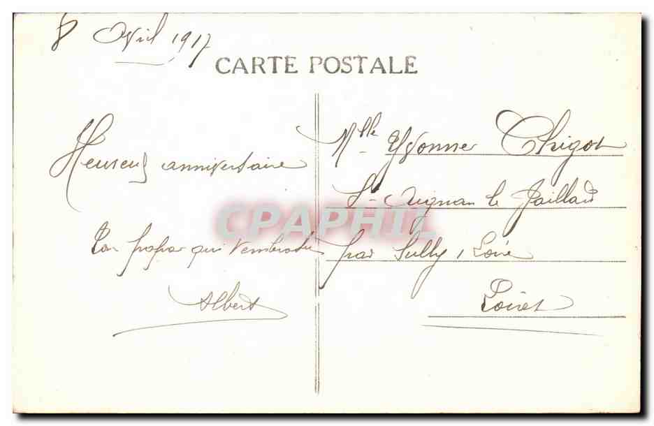 Orleans - L'Hotel de Ville - CPA  — Rückseite