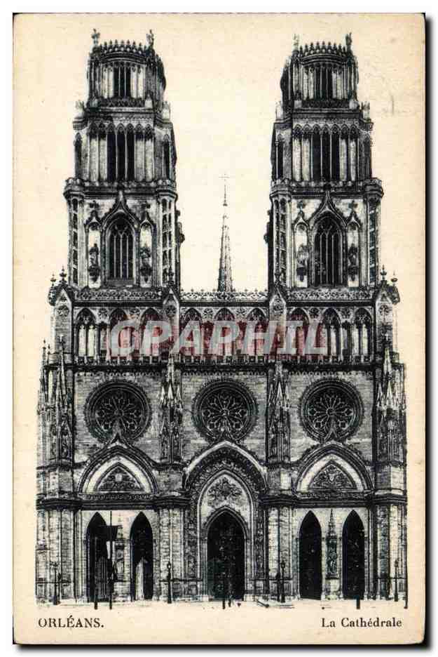 Orleans - La Cathedrale - CPA 