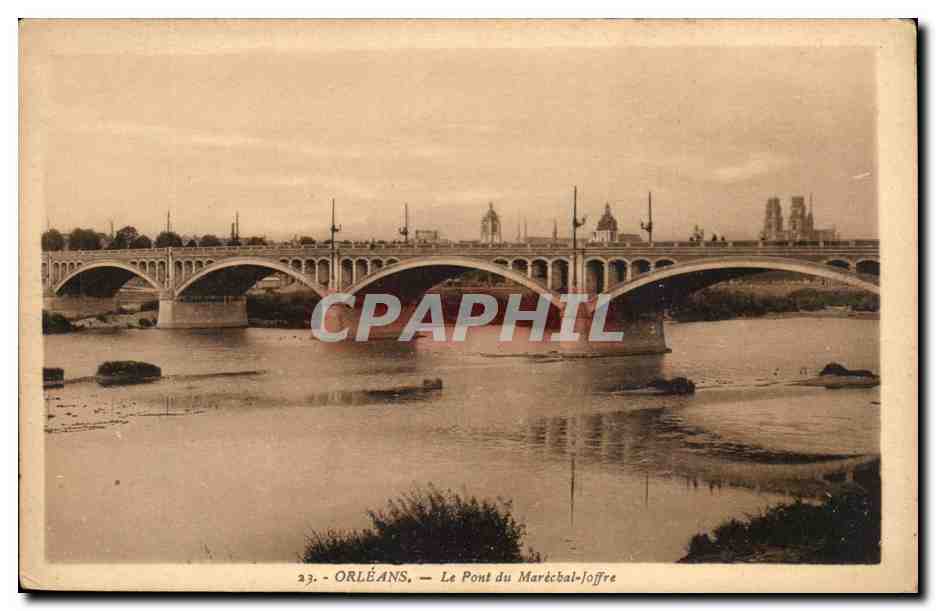 Orleans - Le Pont de Marechal Joffre - Bridge - CPA 