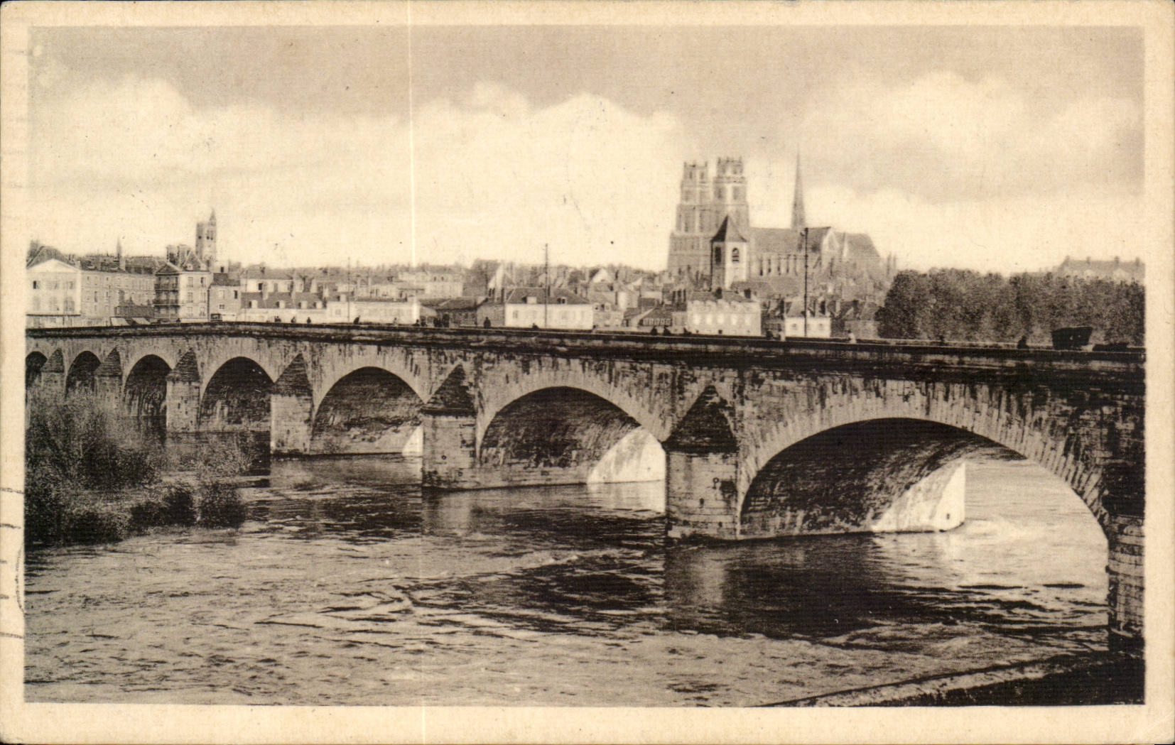 Orleans - Le Grand Pont - Vue Generale - Bridge - CPA 