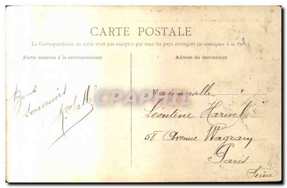 Orleans - Bas Relief de la Statue de Jeanne d'Arc - CPA  — Verso