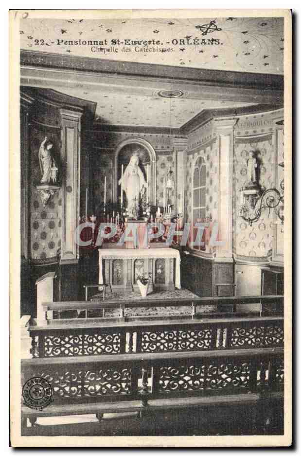 Orleans - Pensionnat St Euverte - Chapelle de Catechismes - CPA 