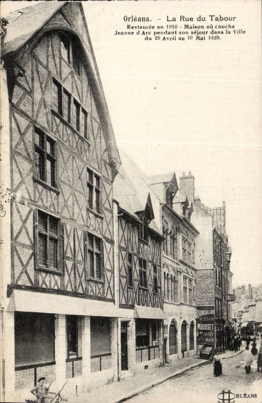 Orleans CPA La rue du tabour