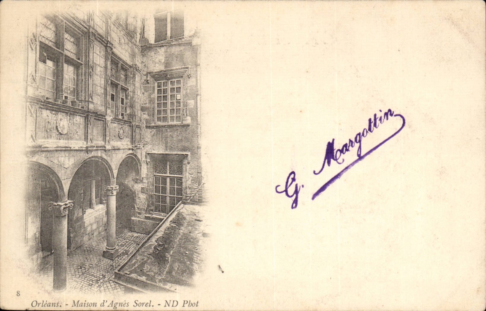 Orléans — Maison d'Agnès Sorel — G. Margattin, ND Phot