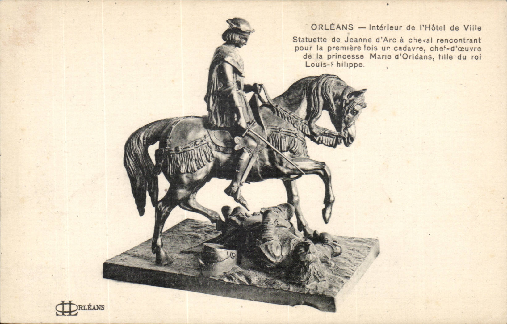 Orleans CPA Interieur de l'hotel de ville (Jeanne d'arc)