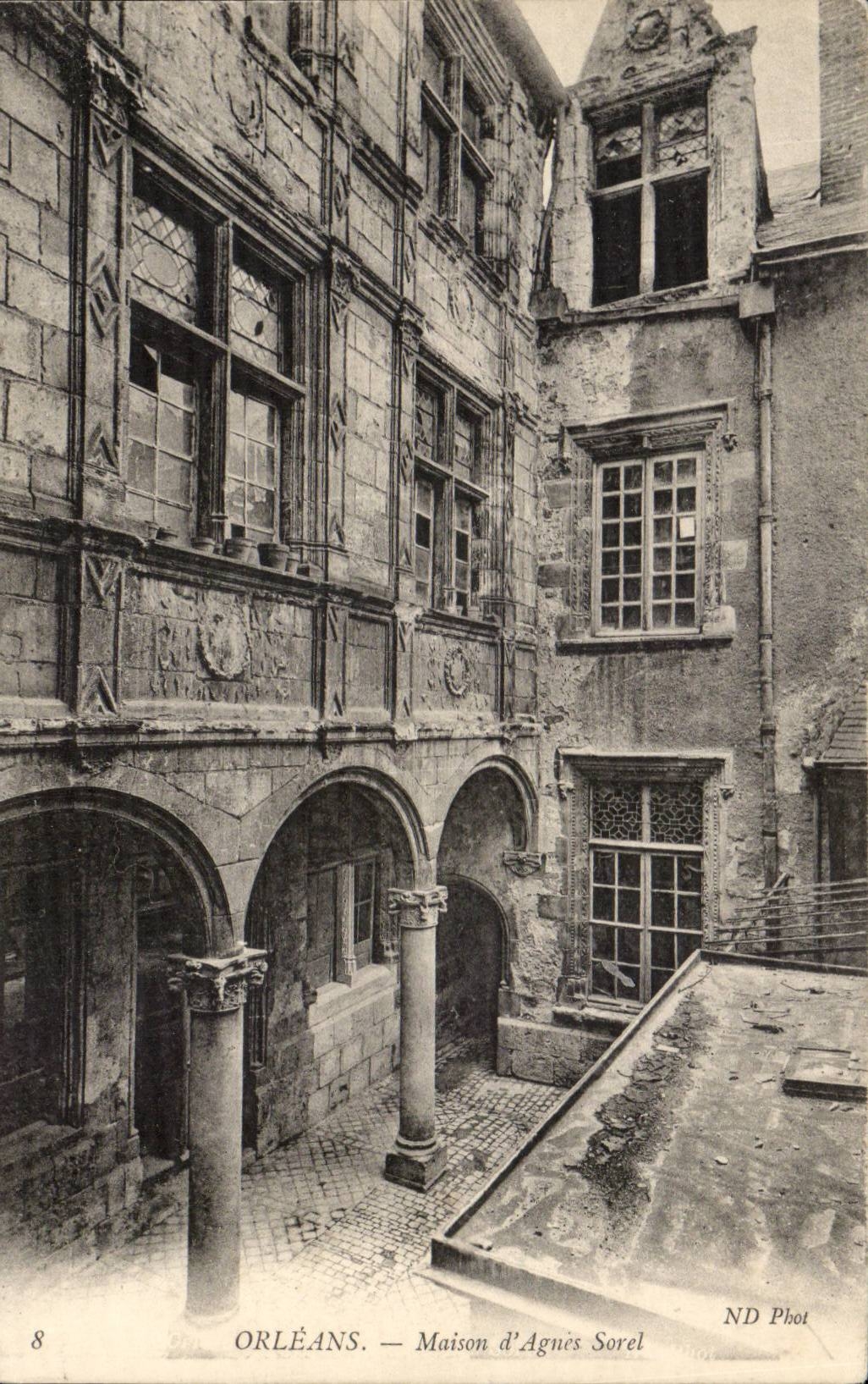 Orleans CPA Maison d'Agnes Sorel