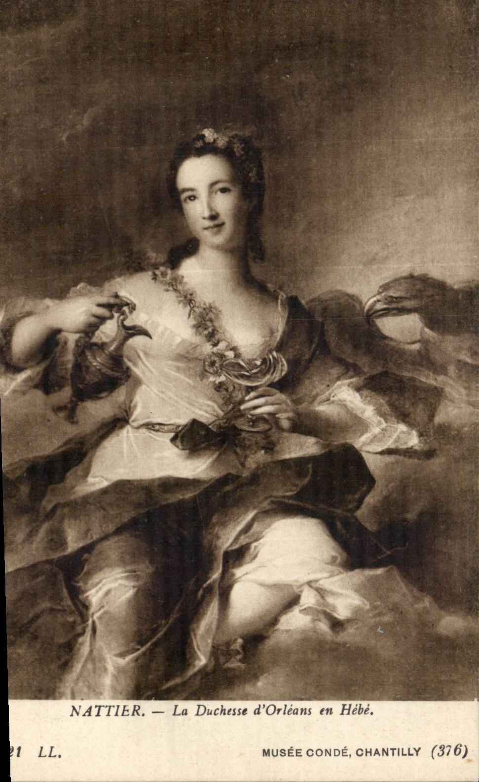 Orleans CPA Nattier La duchesse d'Orleans en Hebe