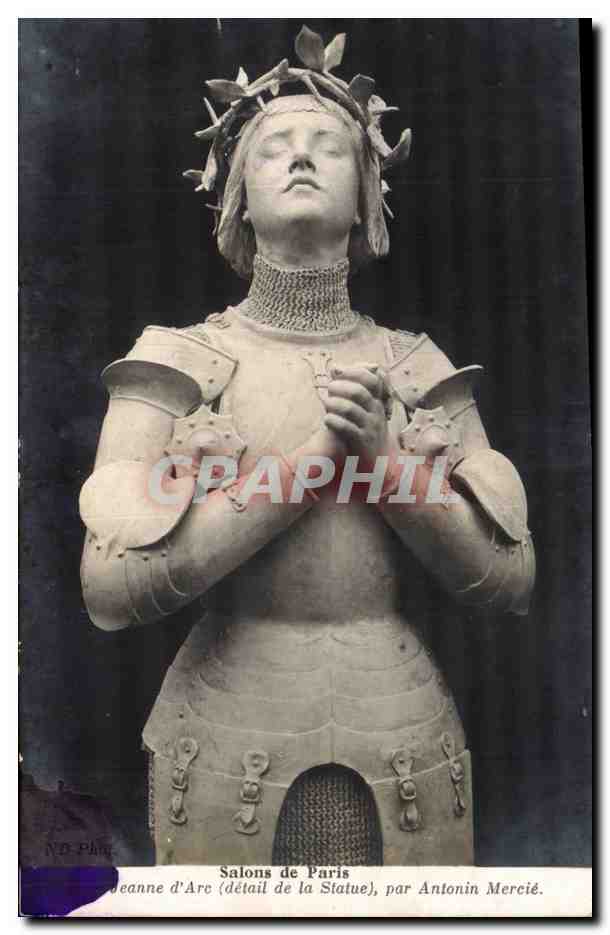 CPA Salons de Paris Jeanne d'arc par Antonin mercie