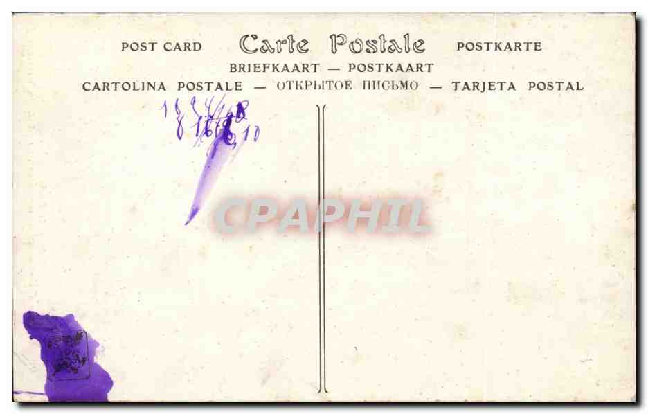 CPA Salons de Paris Jeanne d'arc par Antonin mercie — Verso