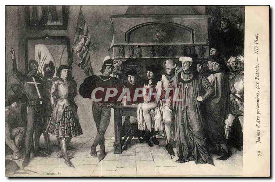 CPA Jeanne d'arc prisonniere Orleans