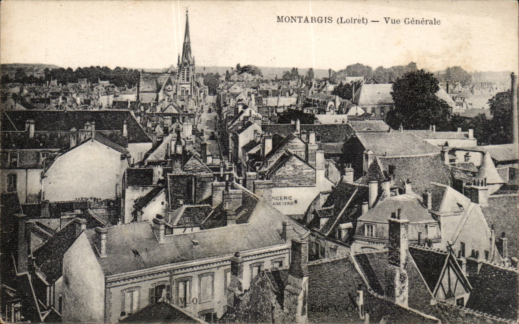 Montargis cPA Vue generale