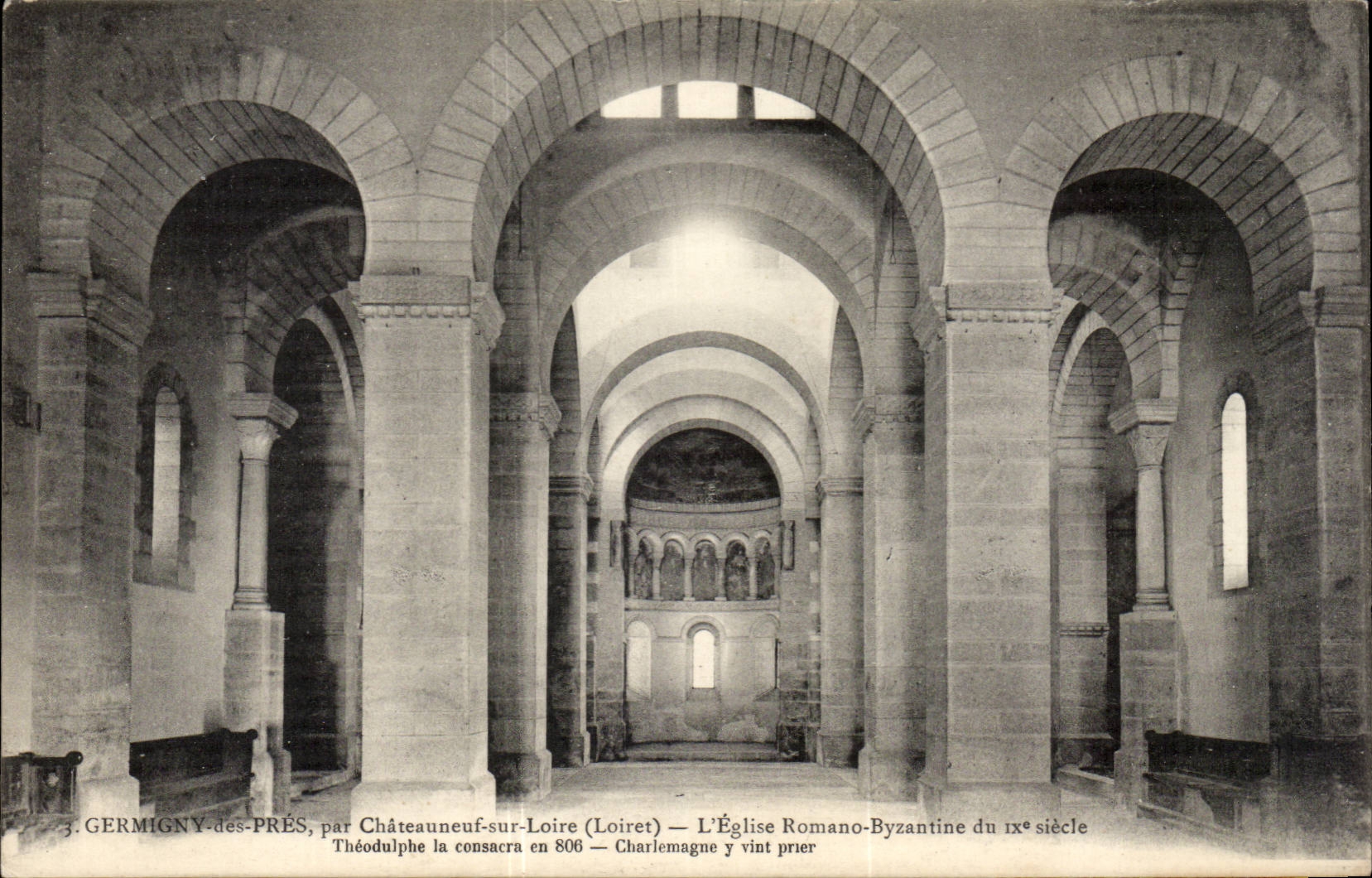 Germigny des PRes pres Chateauneuf sur Loire CPA Eglise Romano byzantine 