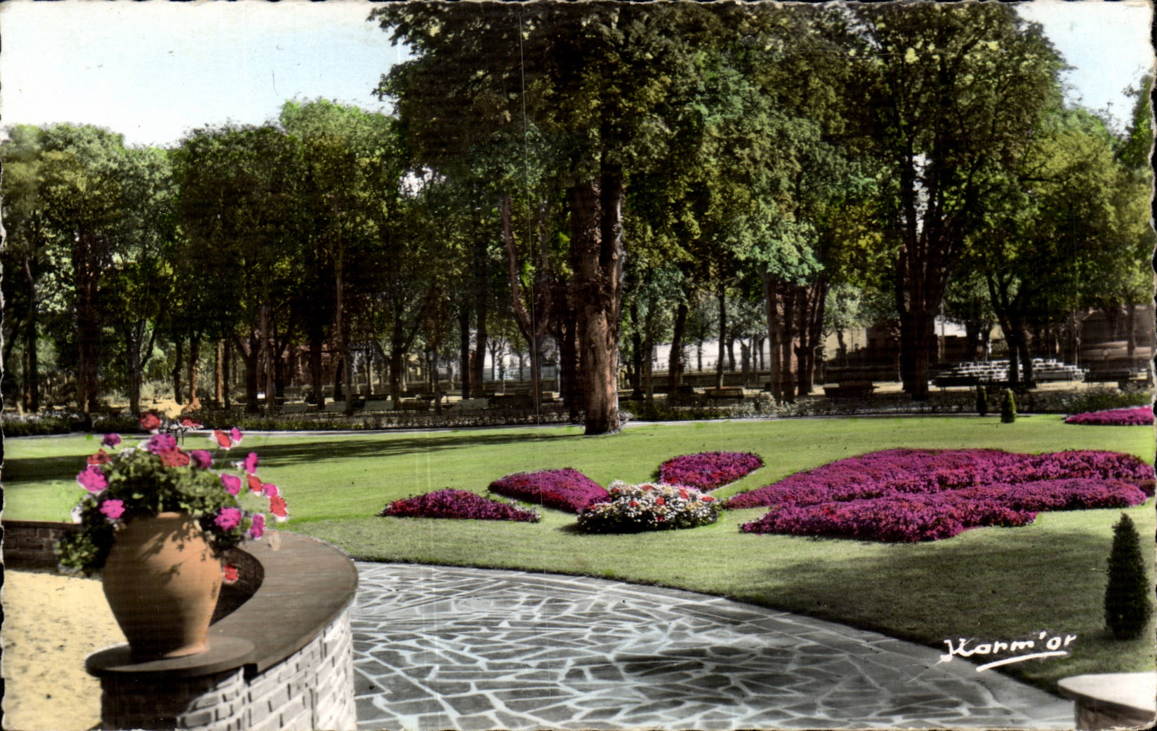 Orleans CPA Entree du jardin botanique sur la Roseraie