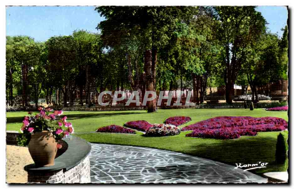 Orleans CPA Entreed du jardin botanique sur la roseraie