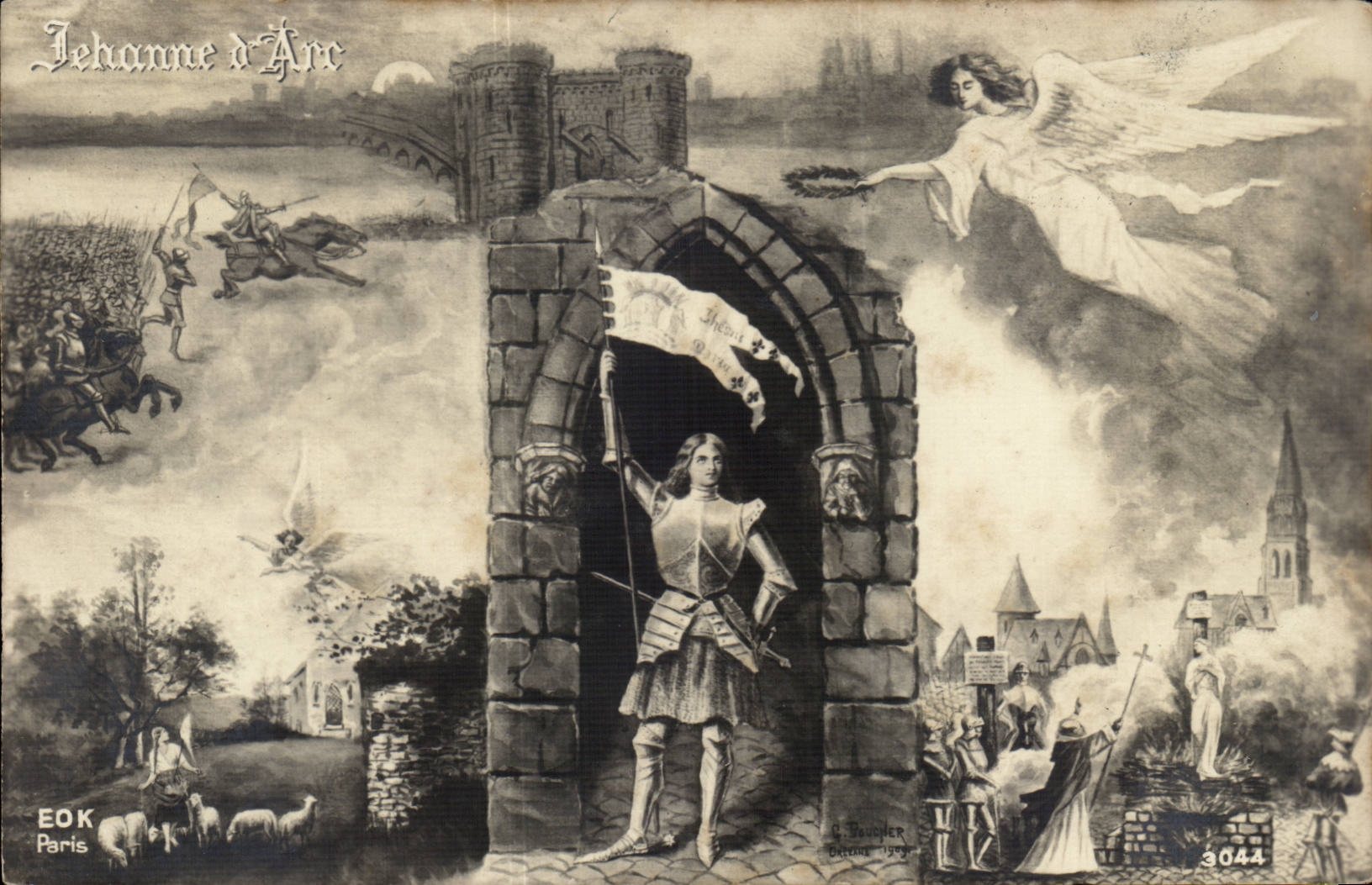 Orleans CPA Jehanne d'arc Jeanne d'arc (ange angel)