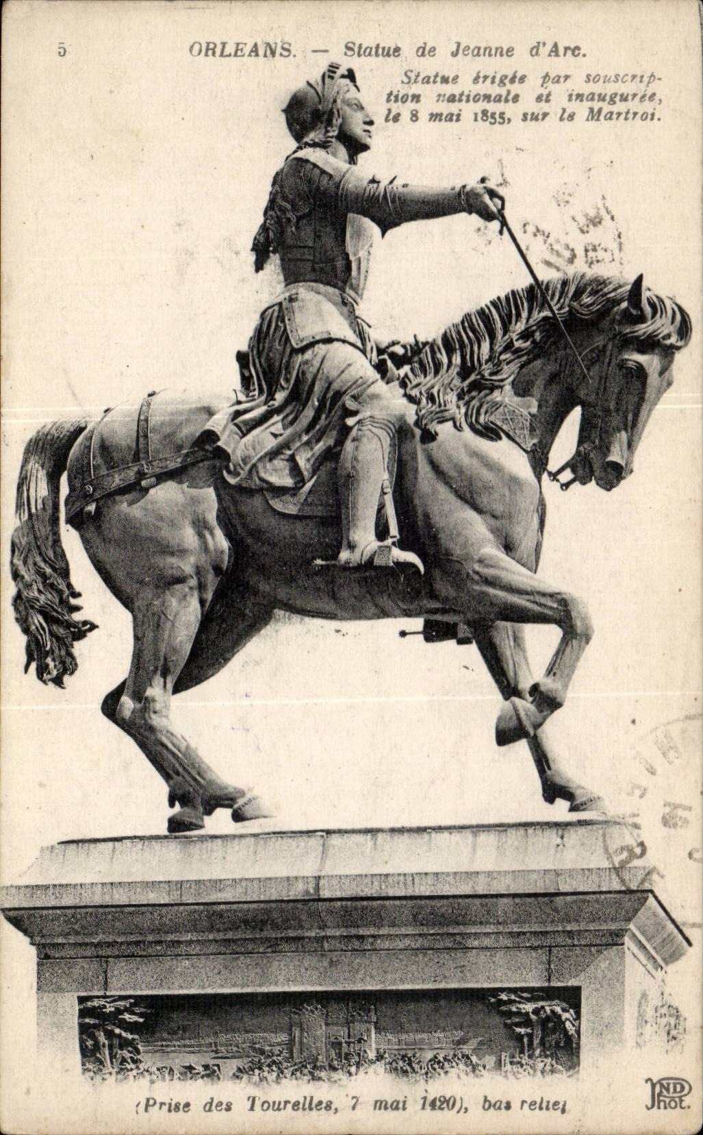 Orleans CPA Statue de Jeanne d'arc