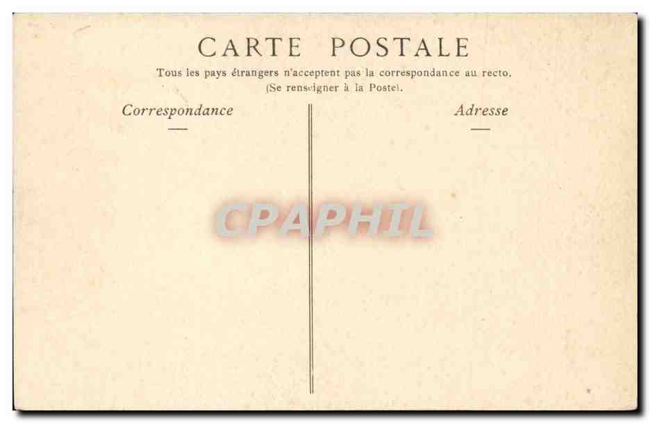 Orleans CPA Tombeau de Monseigneur Dupanloup — Verso