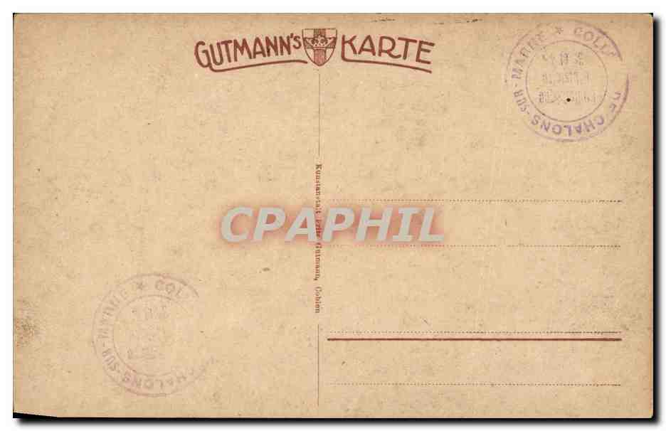 CPA Koblenz Provinzialdenkaml Kaiser Wilhelms I Das Deutsches Eck  — Back