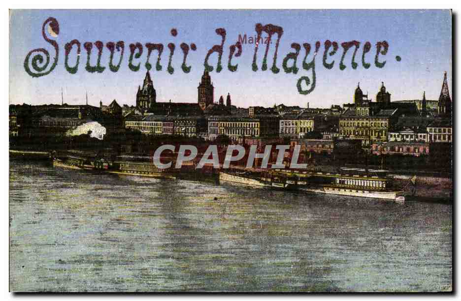 Vista de Mainz — Recuerdo de Mainz — Mainz