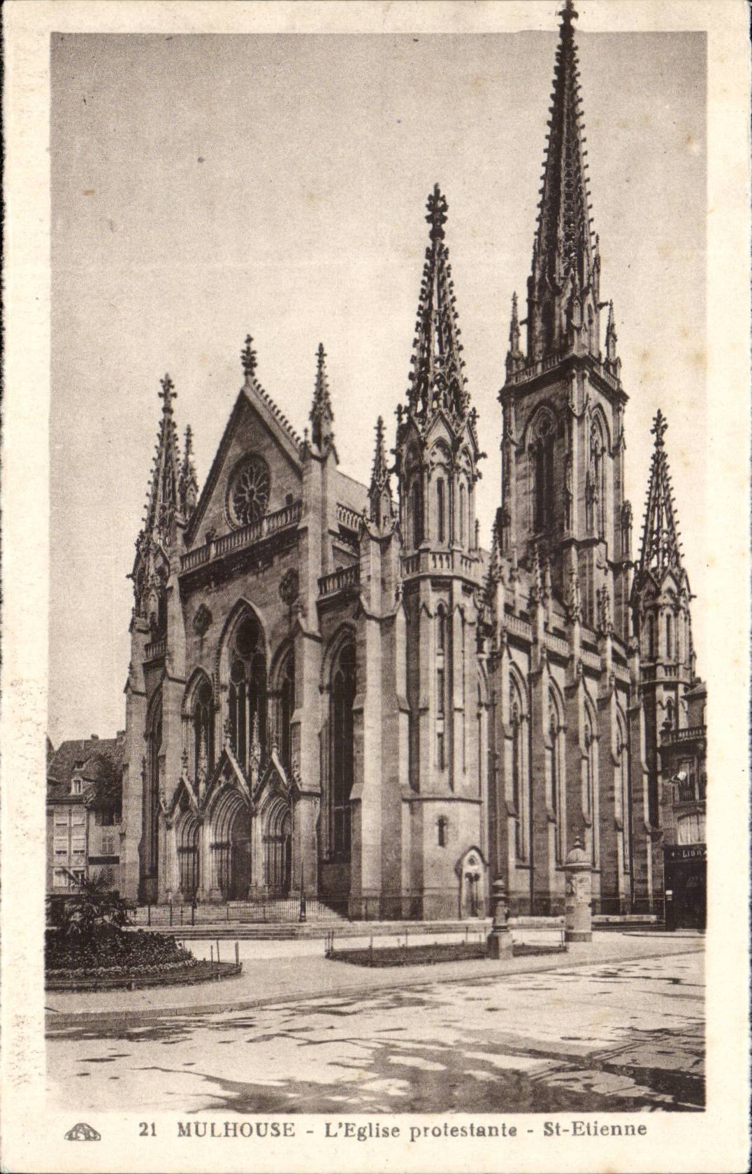 Mulhouse CPA L'eglise protestante St Etienne