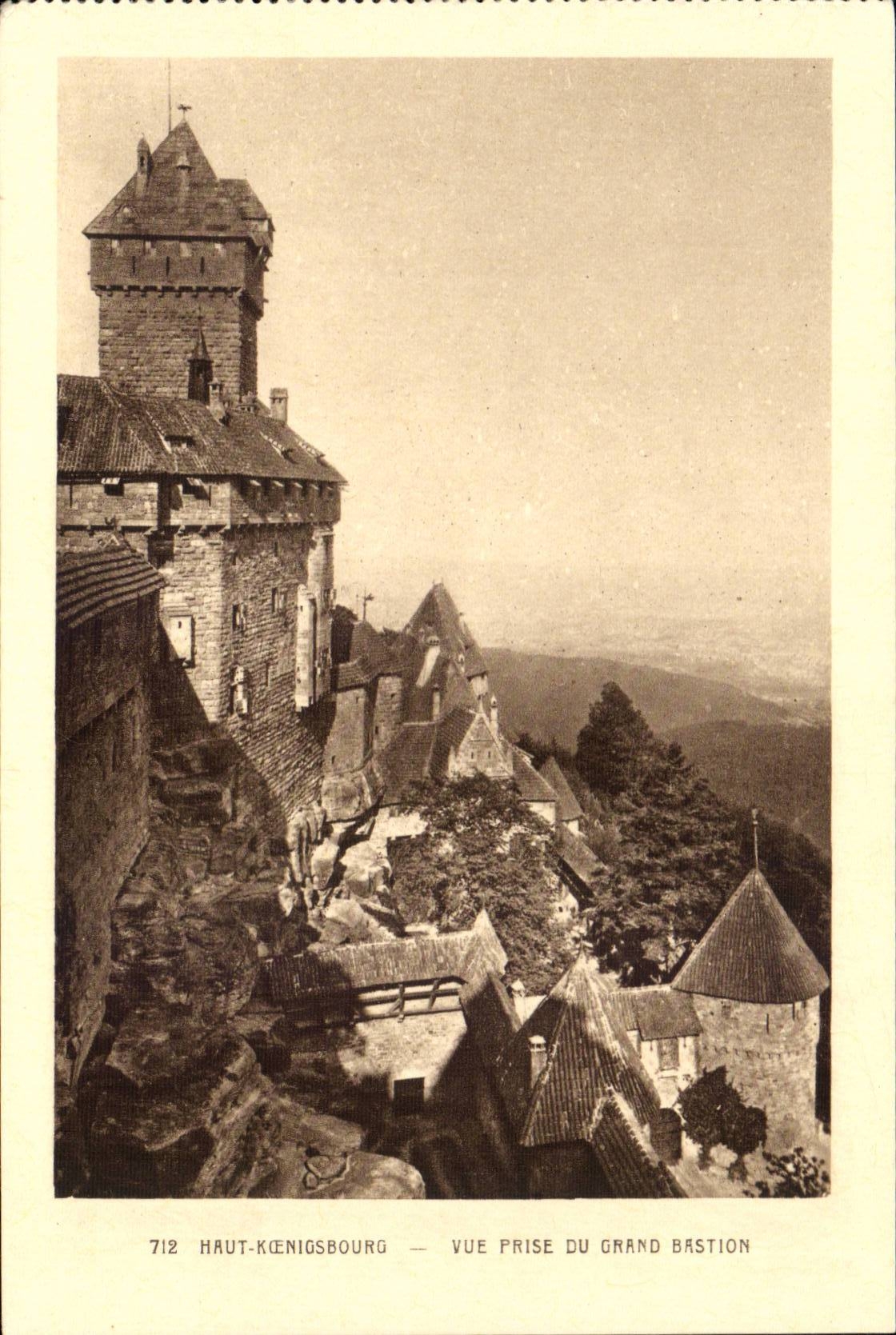 Haut-Königsbourg — Vue prise du Grand Bastion — Édition spéciale du Château