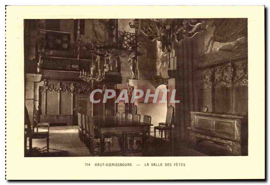 Haut-Königsbourg — Die Ballsaal — Sonderausgabe des Schlosses